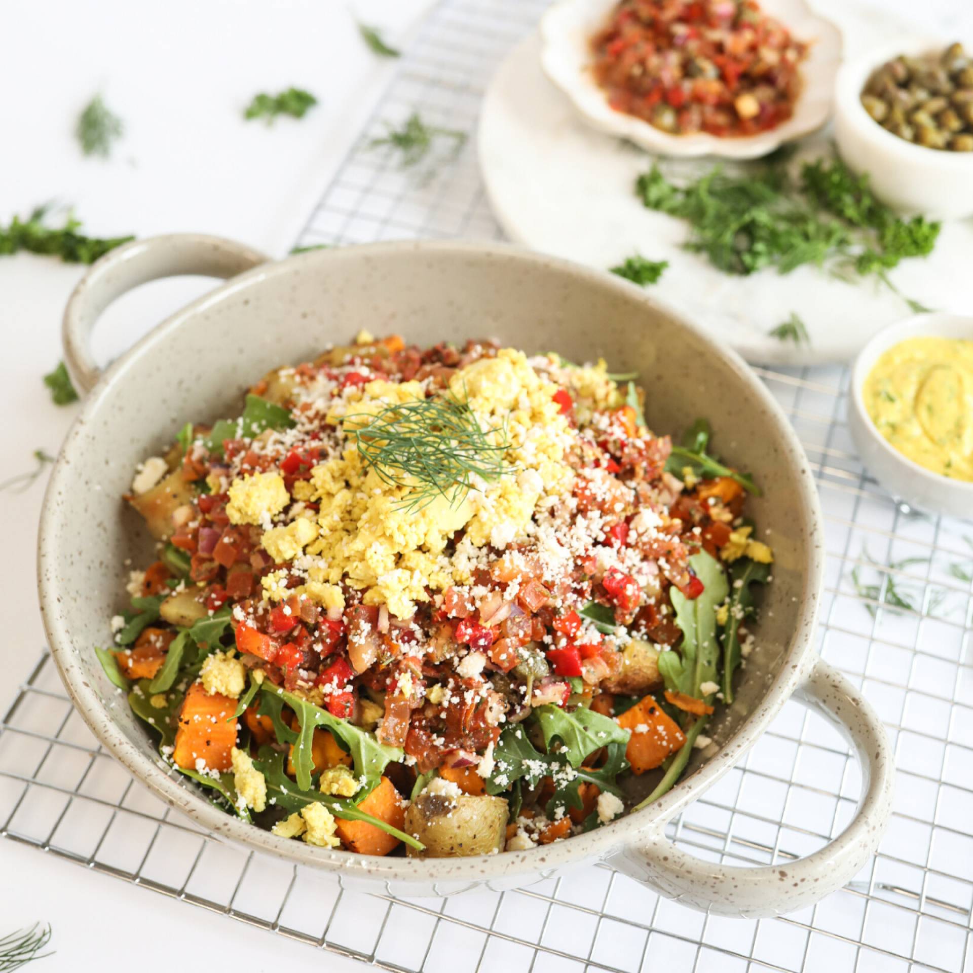 Mediterranean Eggz Benny Bowl