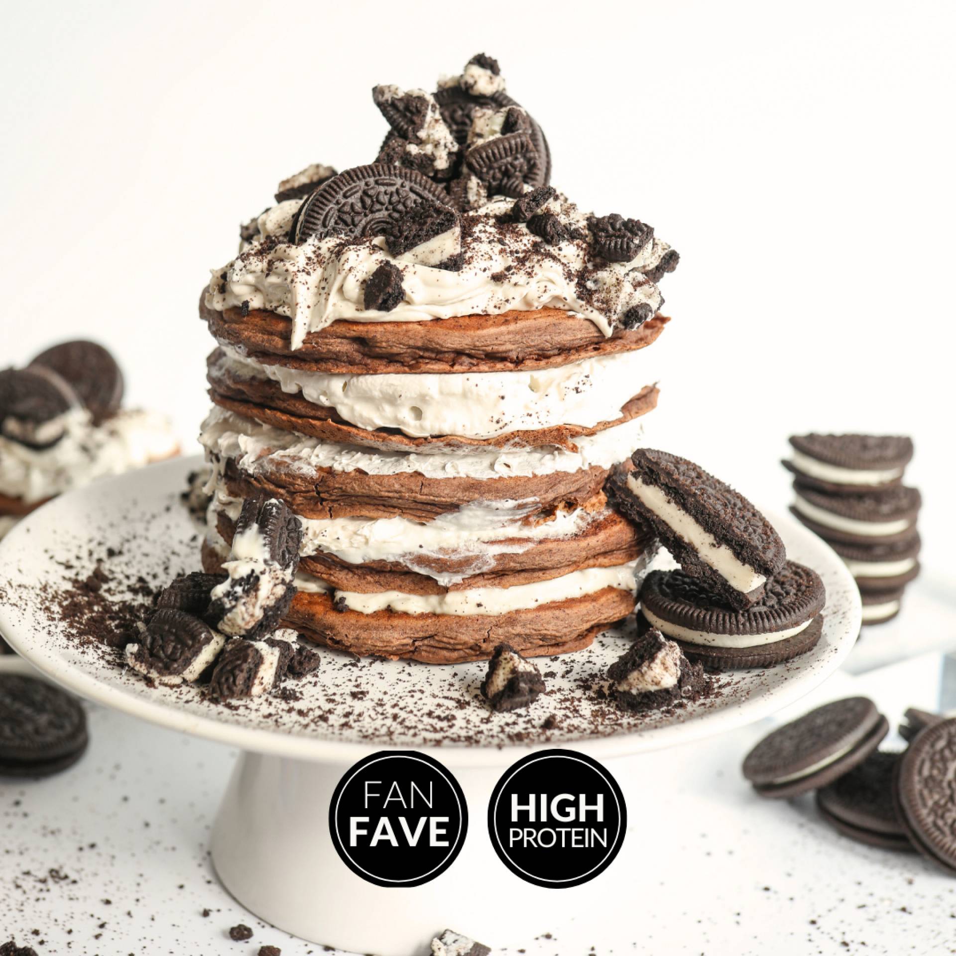 Oreo Cream Cheeze Pancakes