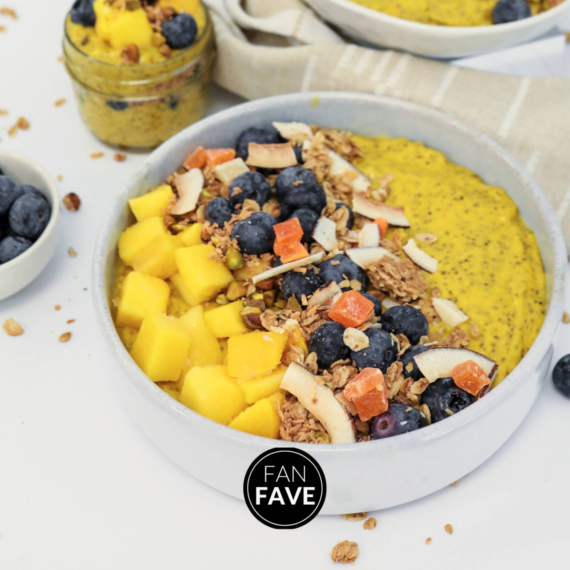 Mango Pistachio Chia Bowl