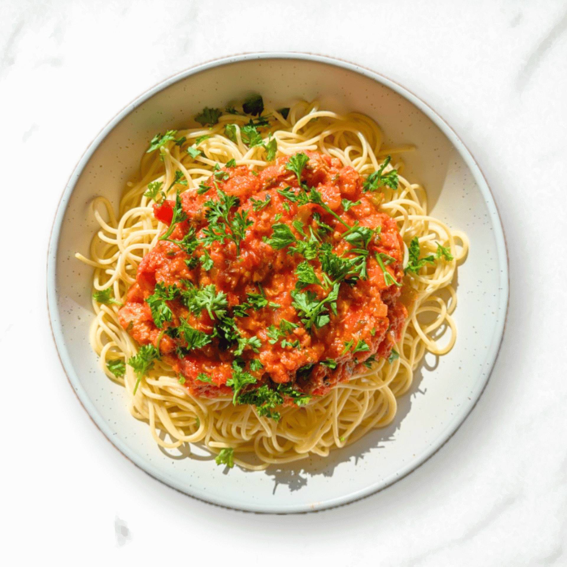 [GF] Tempeh Twist Bolognese