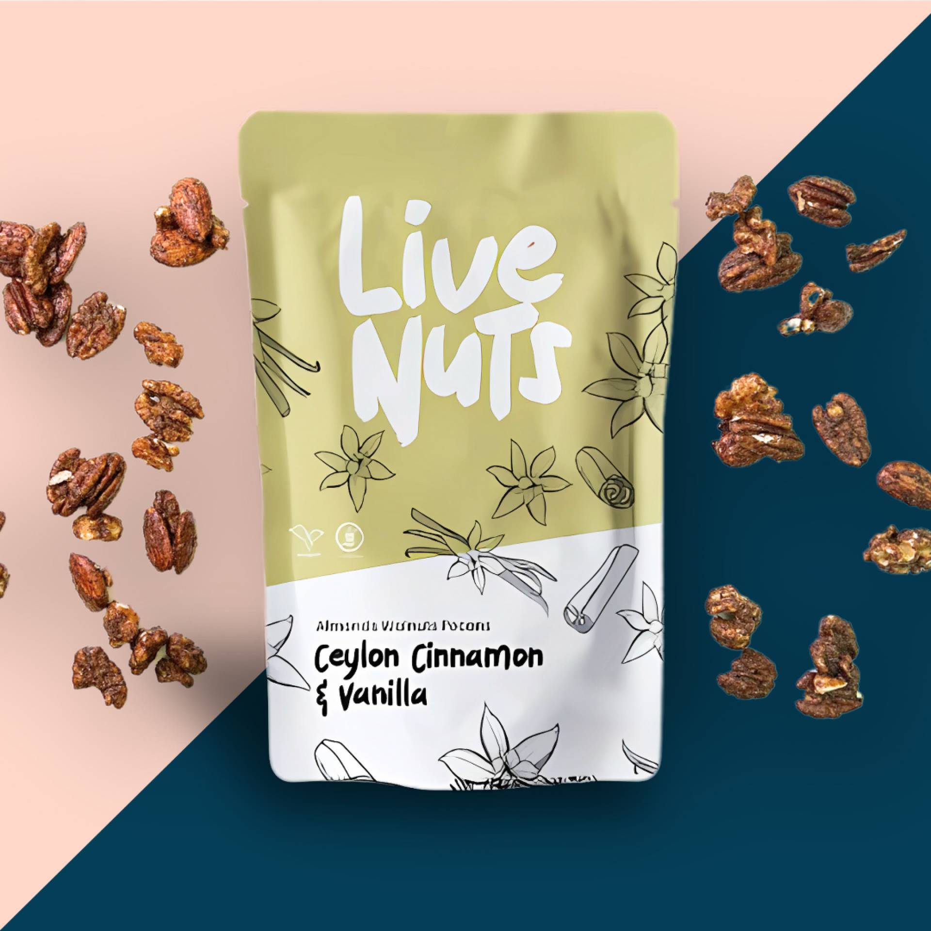 Live Nuts Cinnamon Maple Vanilla