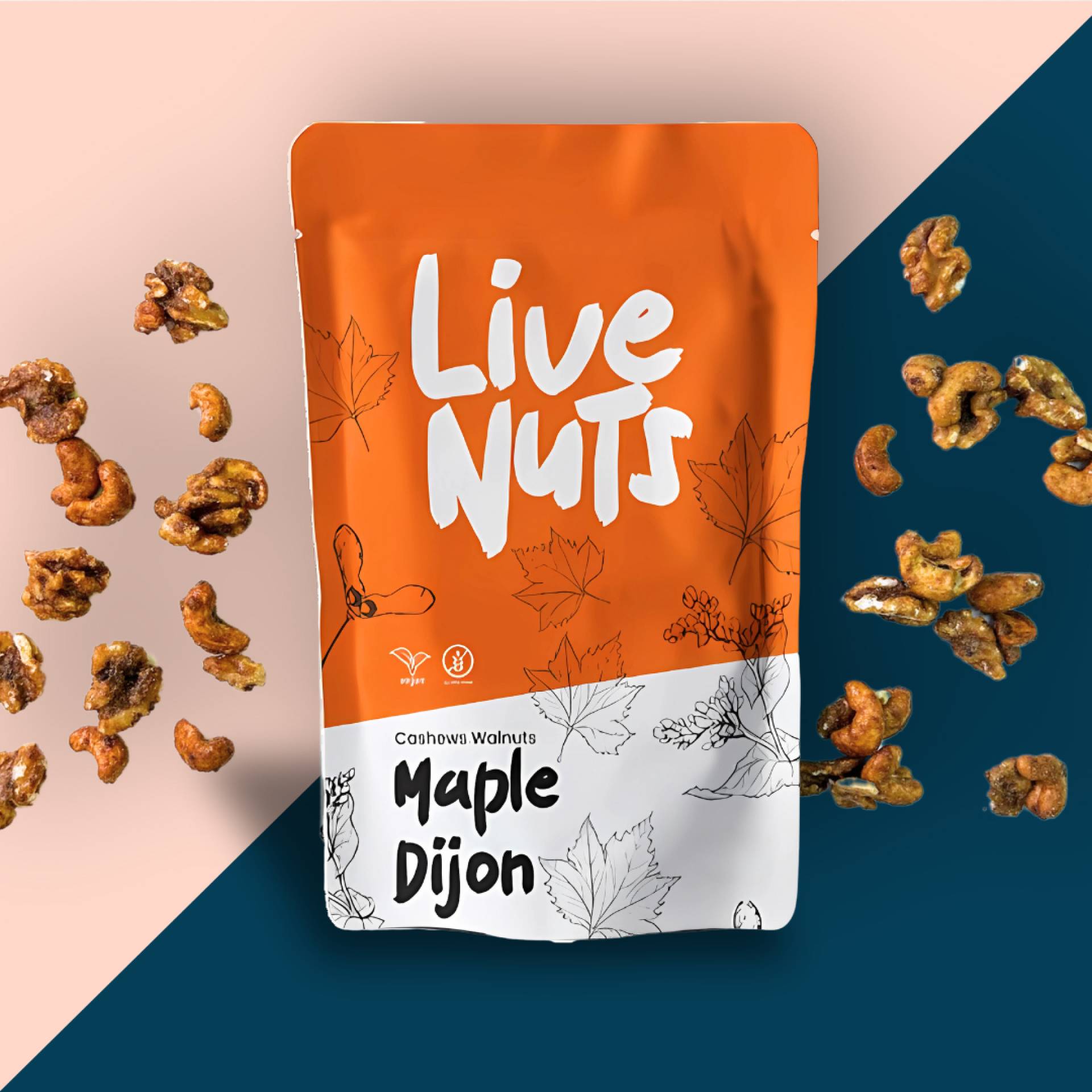 Live Nuts Maple Dijon