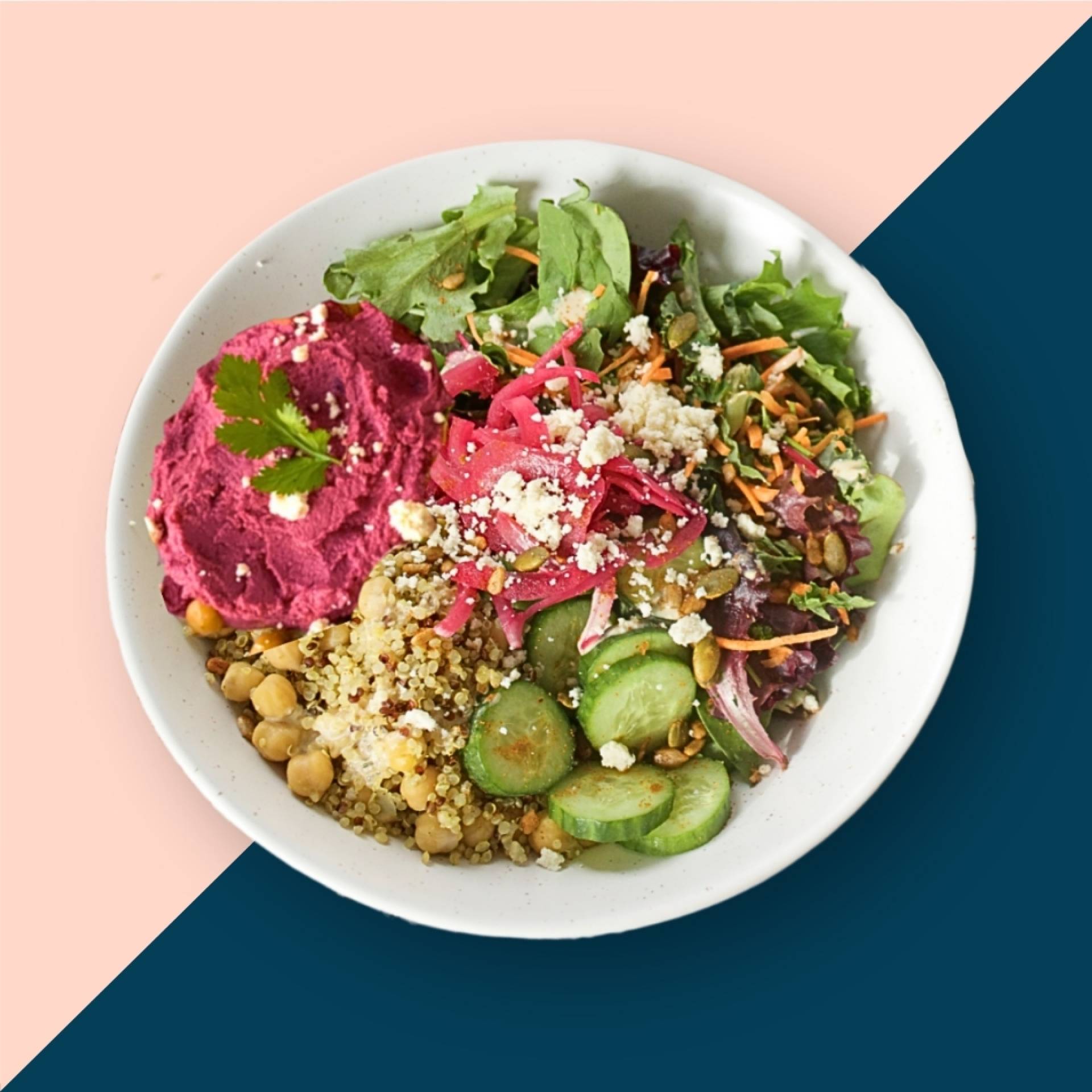 Beet Hummus Glow Bowl