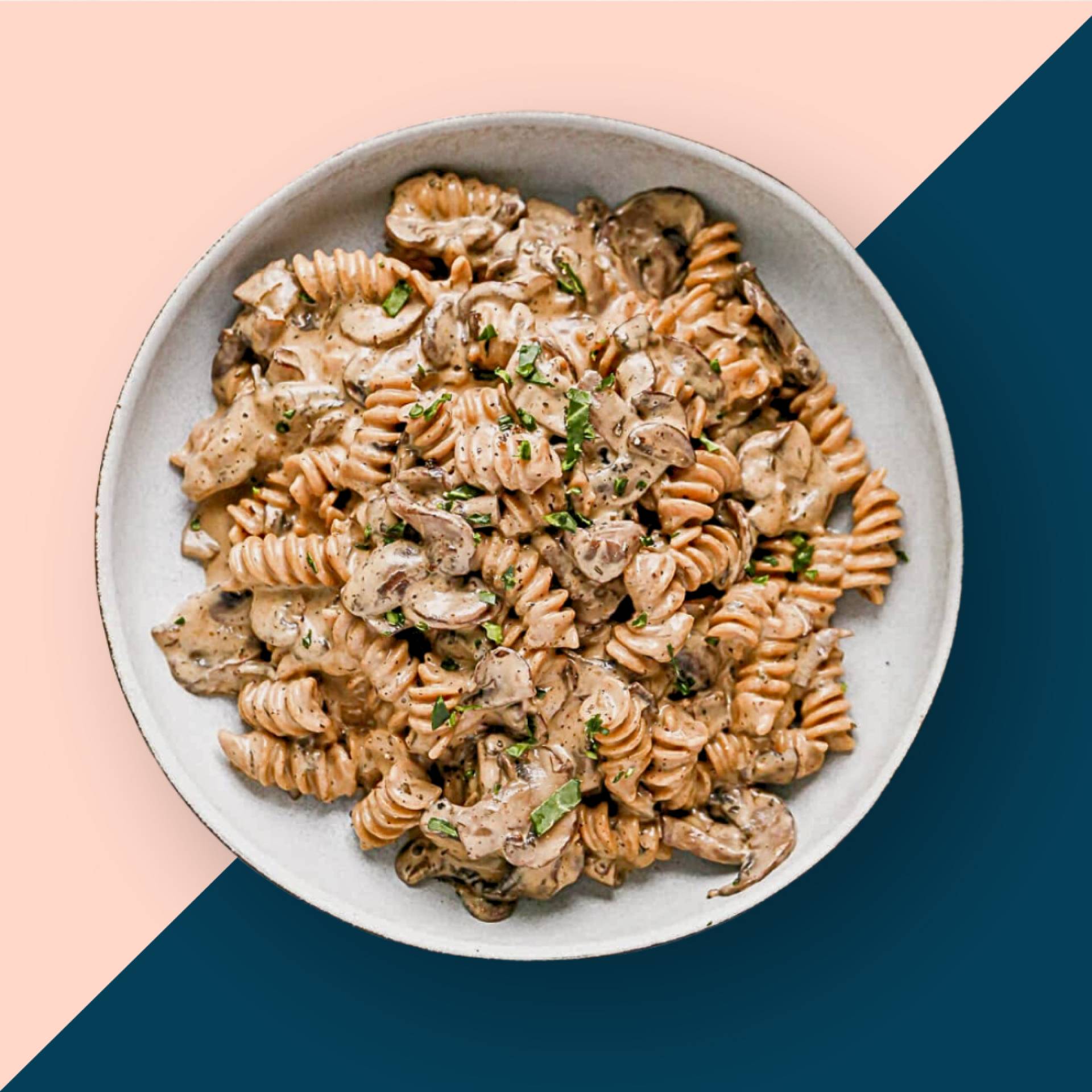 Creamy Dill Mushroom Stroganoff